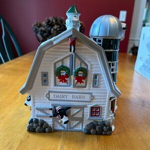 Retired Snow Village Dairy Barn